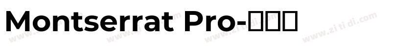 Montserrat Pro字体转换